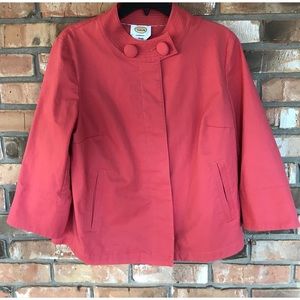 Talbots Women’s Coral Button Down Blazer  Medium